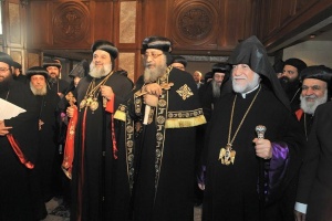 koptyjski papież ormiański katolikos i syryjski patriarcha